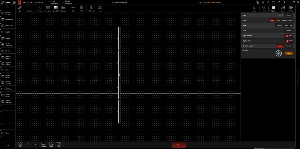 Rotating fixtures in 2D Plan in single fulcrum - Software - Obsidian ...