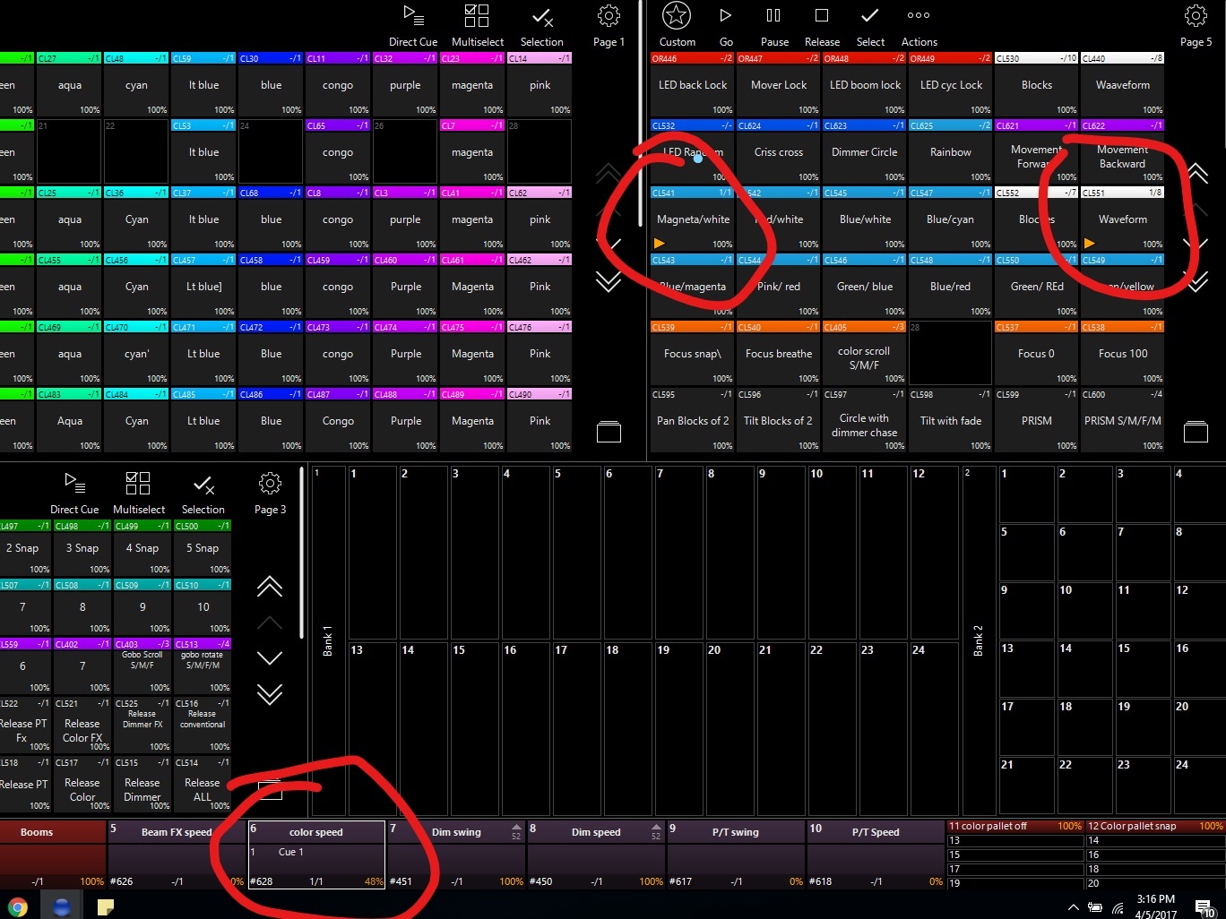 Color Fx Wave Step Software Obsidian Control Systems