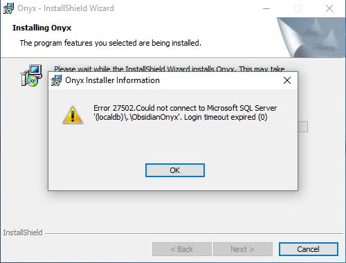 Install ERROR 27502 - Software - Obsidian Control Systems Install ERROR 27502 - Software - Obsidian Control Systems